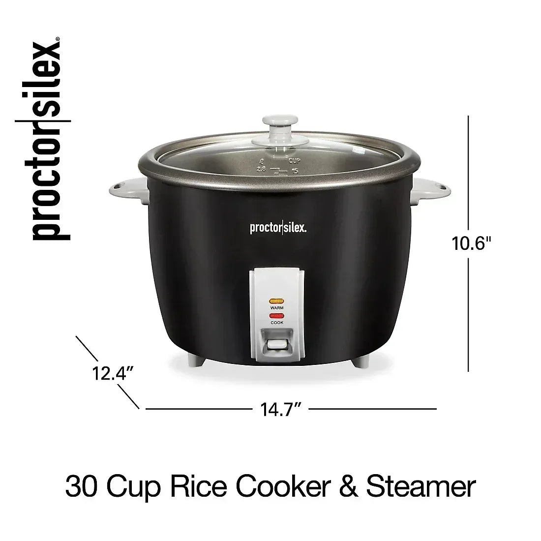 Proctor Silex Rice Cooker - Black