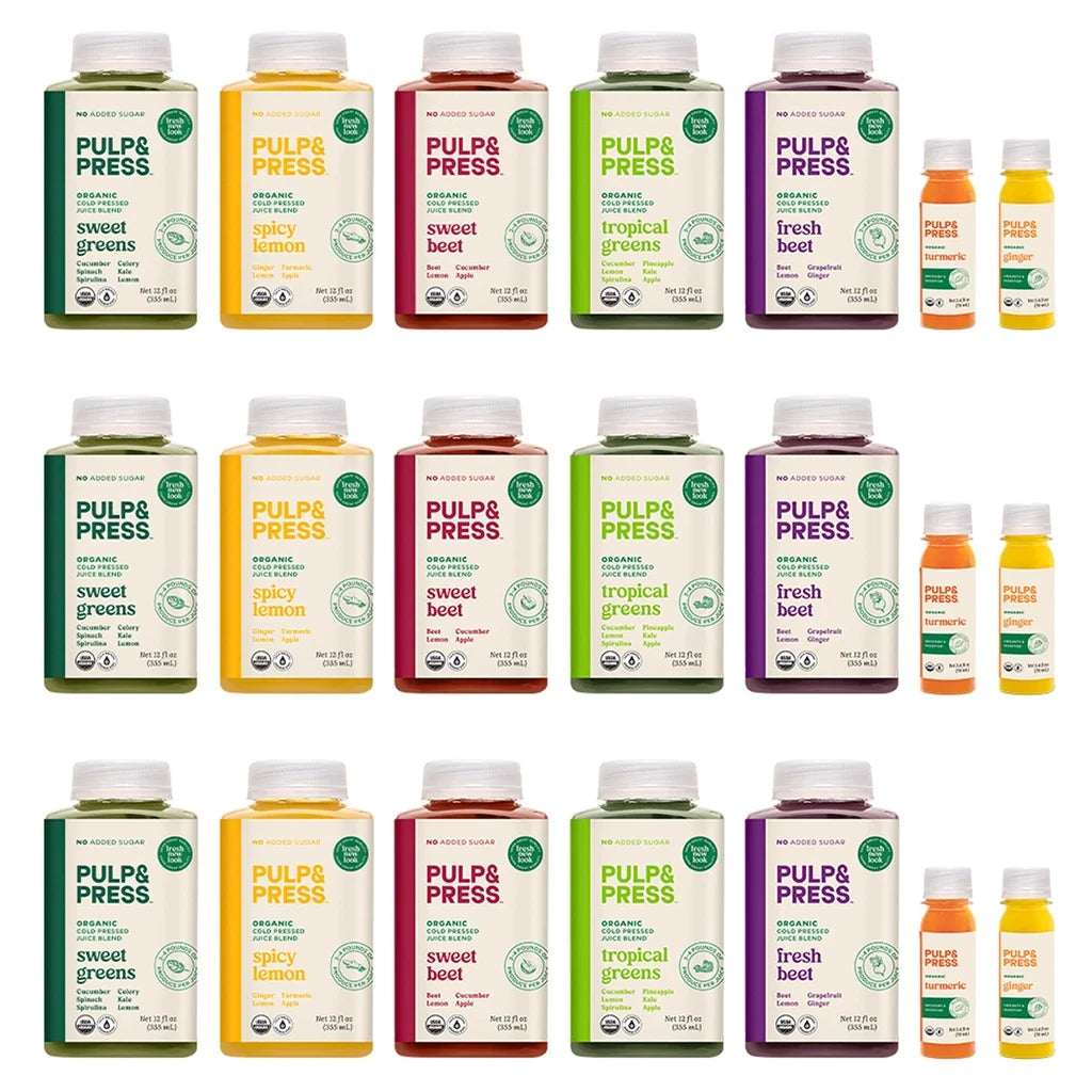 Pulp and Press 3-Day Organic Cold Pressed Juice Cleanse