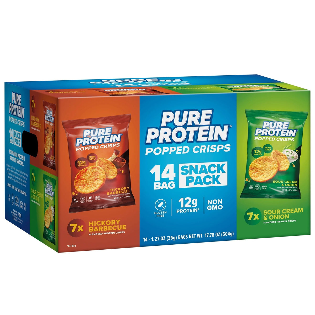 Pure Protein Popped Crisp Variety Pack, 14 ct.