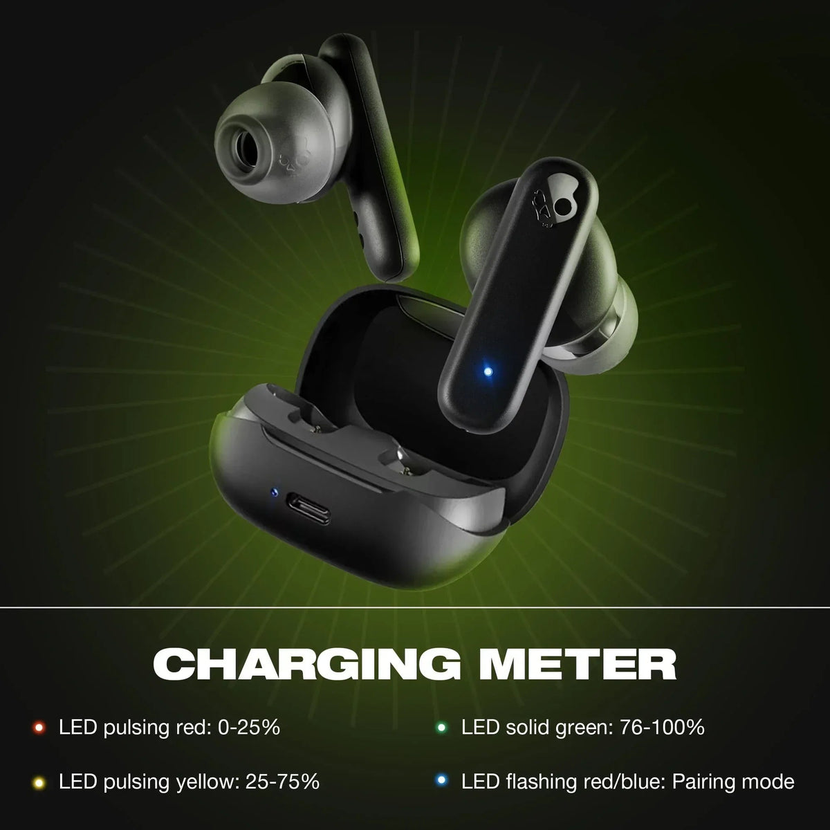 Skullcandy Smokin' Buds XT True Wireless in-Ear Earbuds