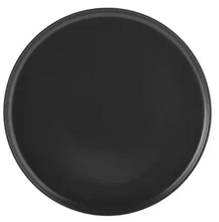 Mainstays Alessandra Matte Black 12-Piece Stoneware Dinnerware Set