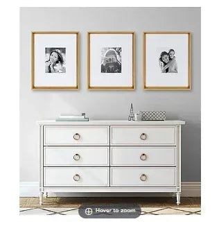 Kate and Laurel Calter Modern Wall Picture Frame Set - Gold