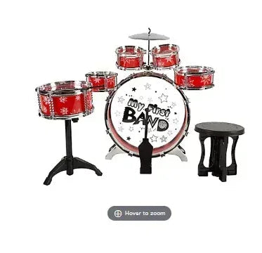 Toy Time 7-Pc. Toy Drum Set