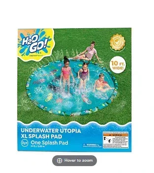H2OGO! 10' Underwater Utopia Kids XL Sprinkler Splash Pad