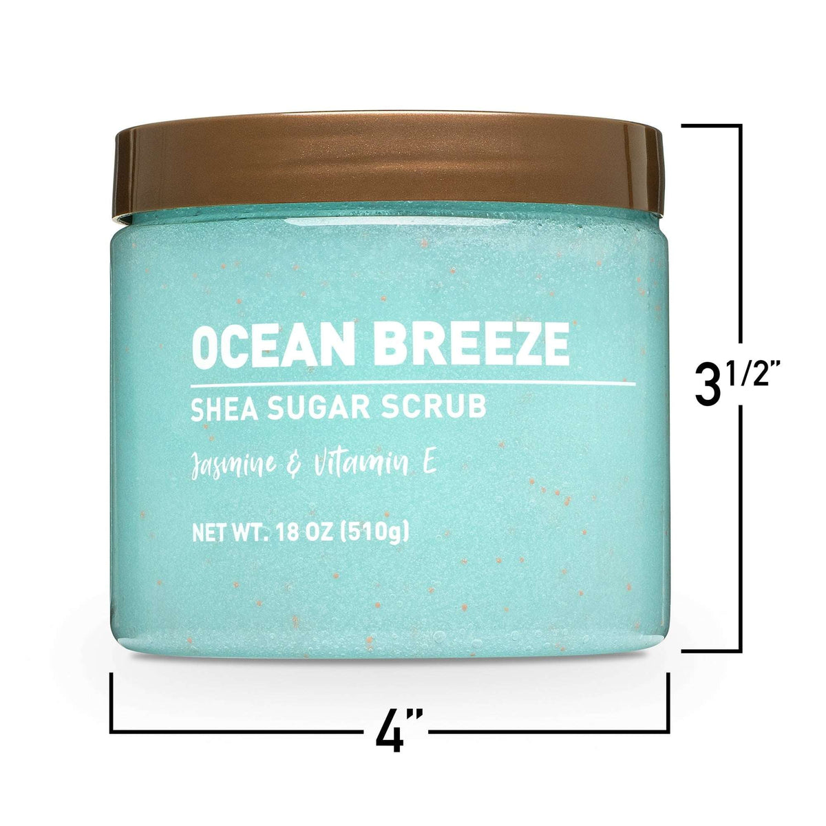 Shea Sugar Scrub, Ocean Breeze, 18 oz (3 pack)