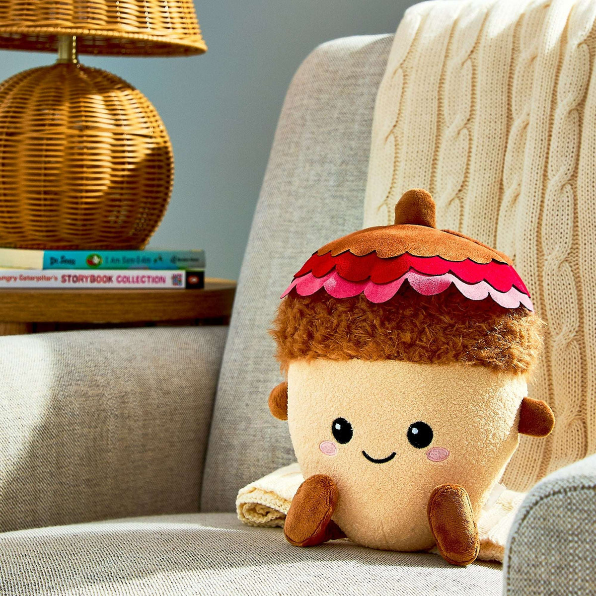 Spark.Create.Imagine. Acorn Plush Toy, Brown, 11"