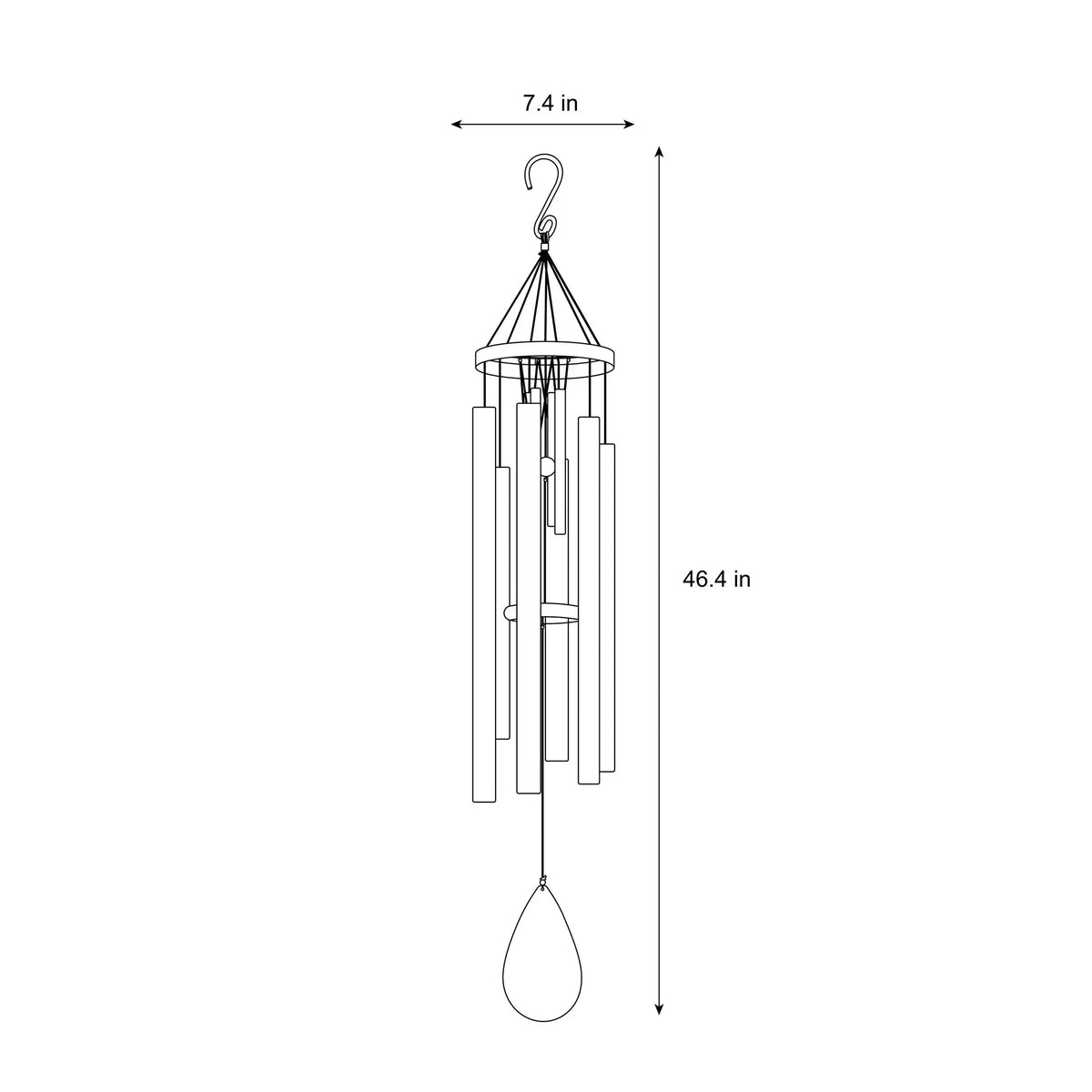 Stylecraft Double Wind Chime