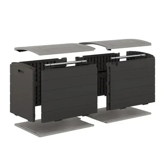 Suncast 120 Gallon Split Lid Extra Large Deck Box