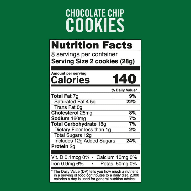 Tate's Bake Shop Chocolate Chip Cookie Snack Packs