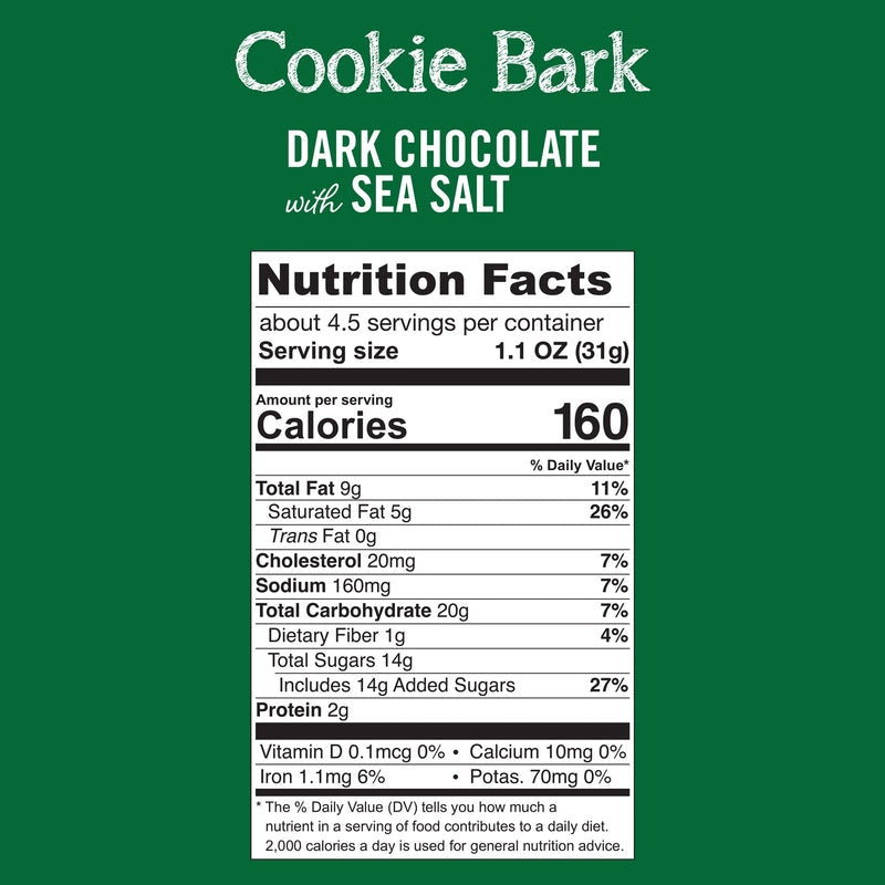 Tate's Bake Shop Dark Chocolate Cookie Bark