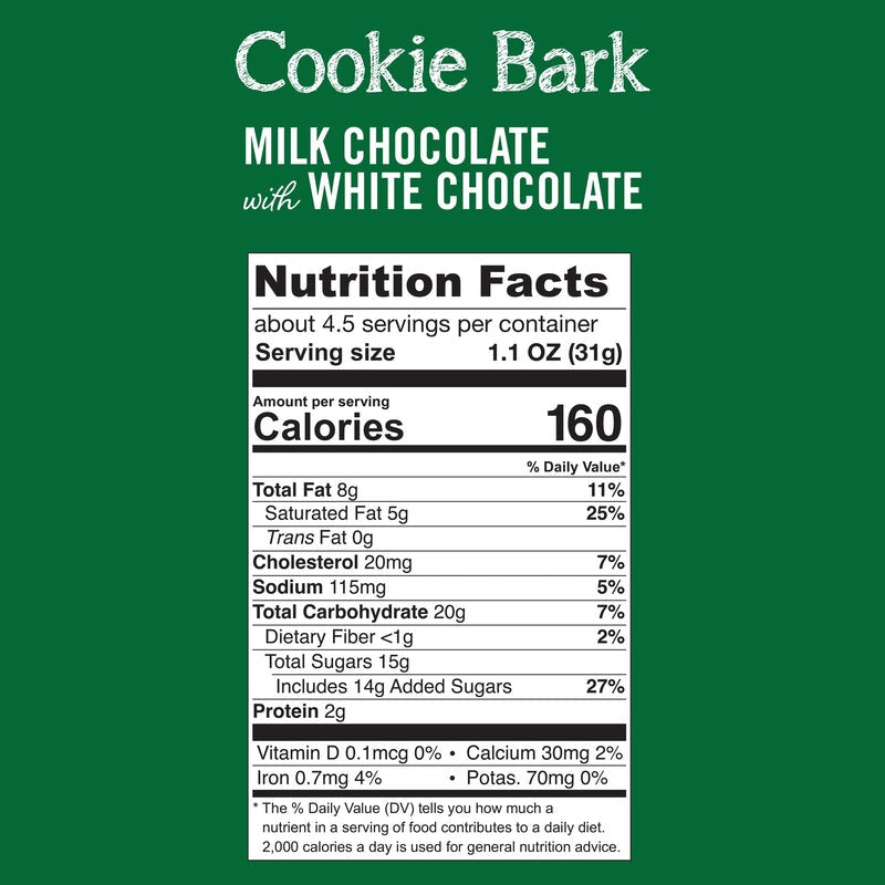 Tate's Bake Shop Milk Chocolate Cookie Bark