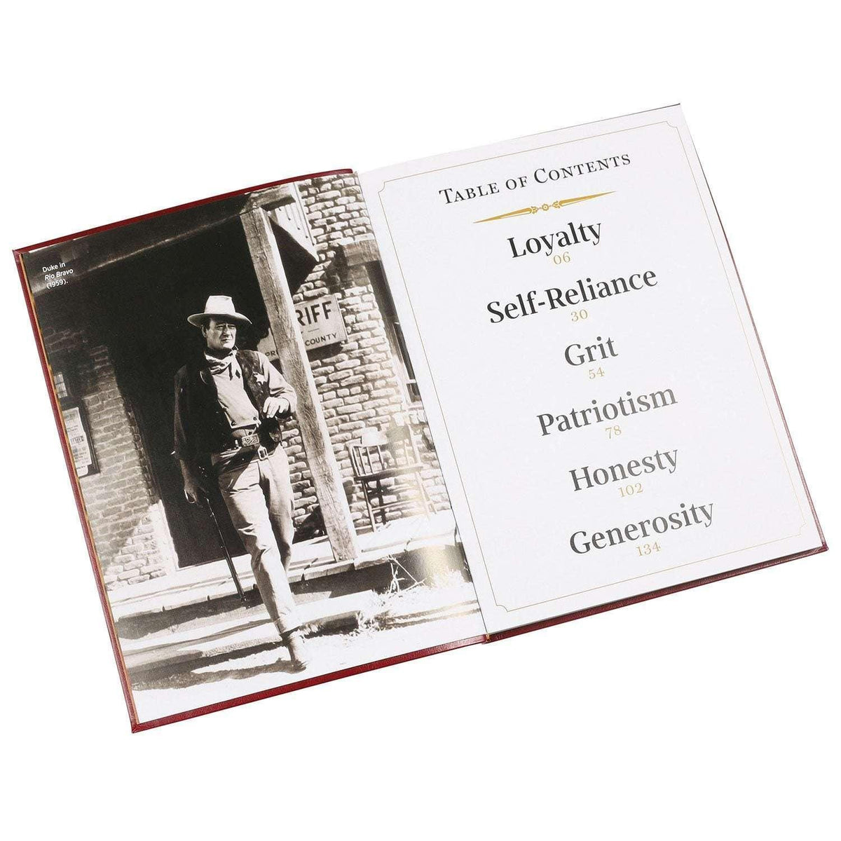 The John Wayne Code, Leather Bound