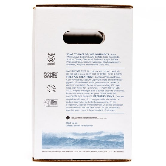 The Unscented Company HE Liquid Laundry Detergent Bottle & Refill Box, 478 Loads, 403.82 fl oz