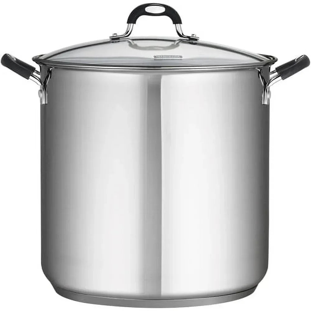 Tramontina Stainless Steel 12 Quart Covered Stock Pot