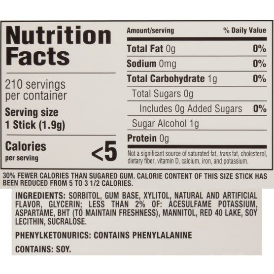 Trident Sugar Free Gum, Watermelon Twist, 14 Pieces, 15-count