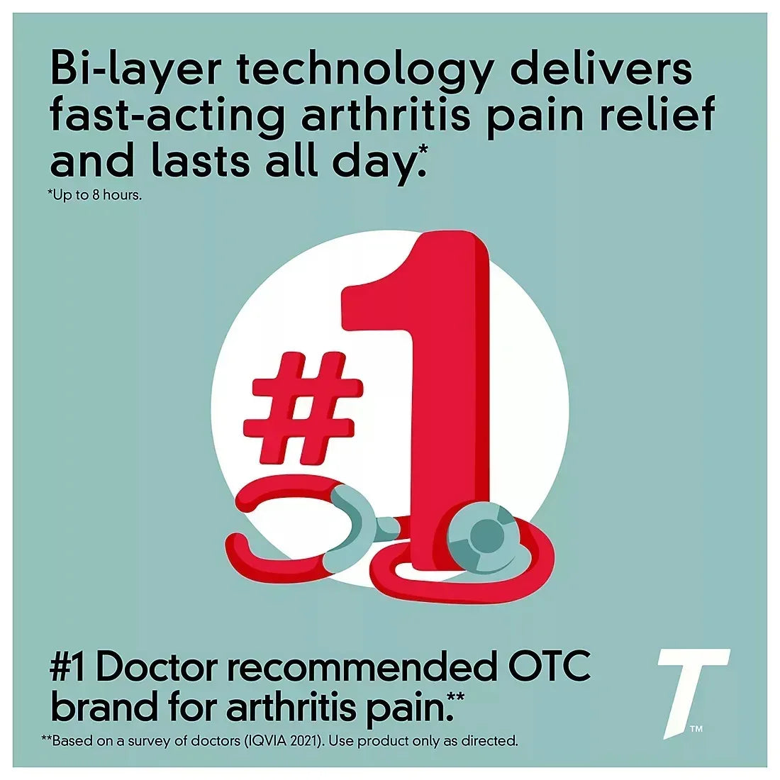 Tylenol 8 HR Arthritis Pain Extended Release Caplets, 650 mg, 290 Count