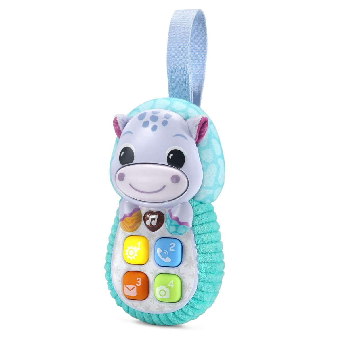 VTech Baby Hello, Hippo! Soft Phone Plastic, Plush Baby and Toddler Toys