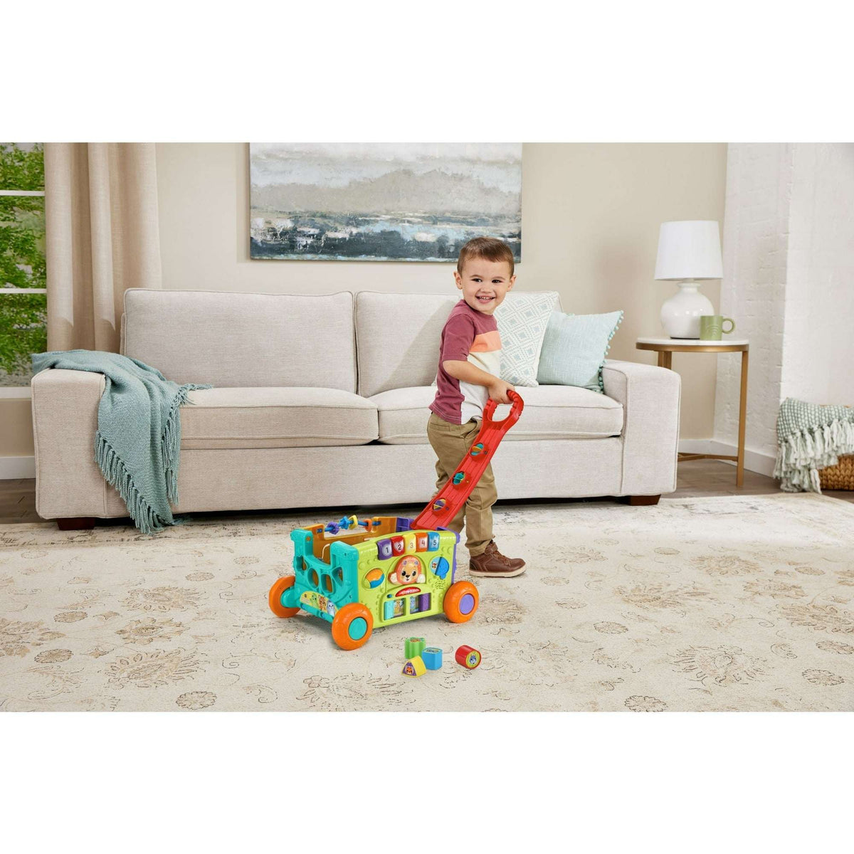 VTech Sort & Discover Activity Wagon with Accessories, Baby and Toddler Toys