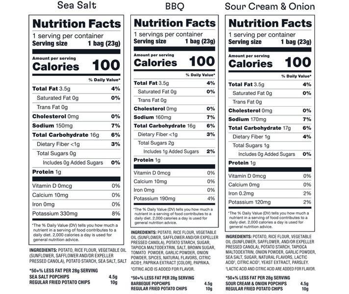 Popchips Variety Pack, 0.8 oz (30-pk)