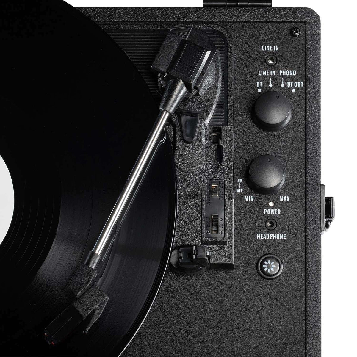 Victrola Journey Glow Illuminated Suitcase Record Player with Built-In Speakers