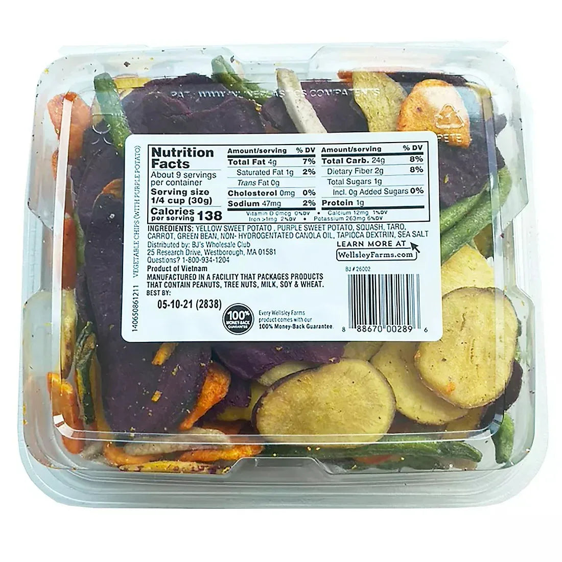 Wellsley Farms Veggie Crunch Mix, 10 oz.