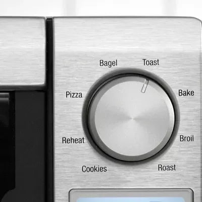 Breville 1800W Mini Smart Toaster Oven Stainless Steel BOV450XL: Countertop, 4-Slice, Dual Rack, Auto Shut-Off