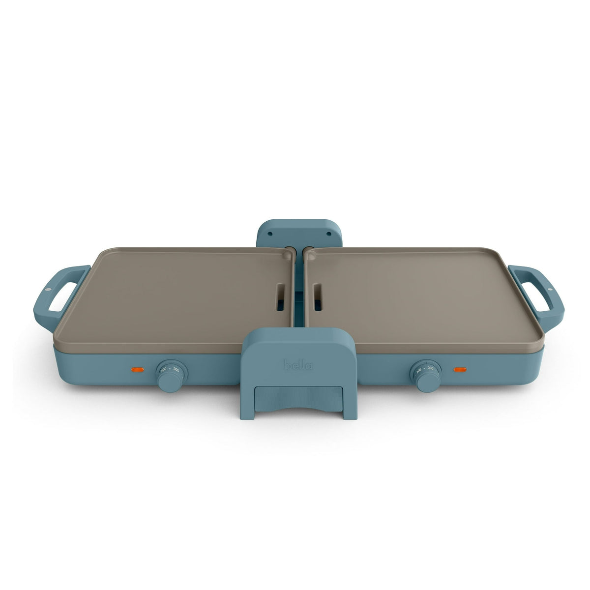 bella 10"x 20" Ceramic Fold-n-Store Dual Temp Griddle, EverGood™ Ceramic Nonstick Coating, Oatmilk