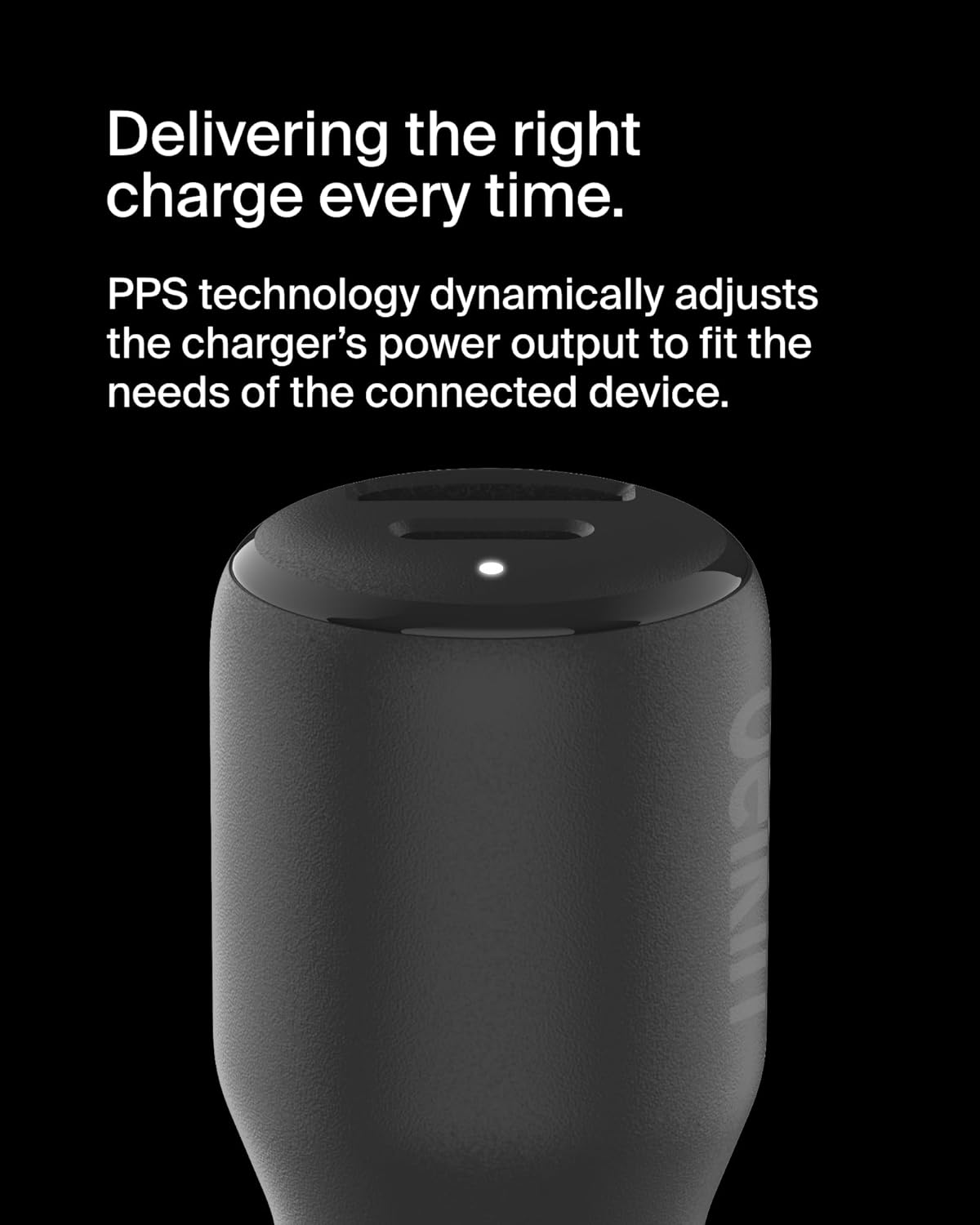 Belkin BoostCharge 42-Watt Dual Port Fast Car Charger w/30W USB-C & 12W USB-A Ports for iPhone 16, 16 Pro, Galaxy S25, S24, Pixel 9 & 8, Nintendo Switch 2 & More - Gray