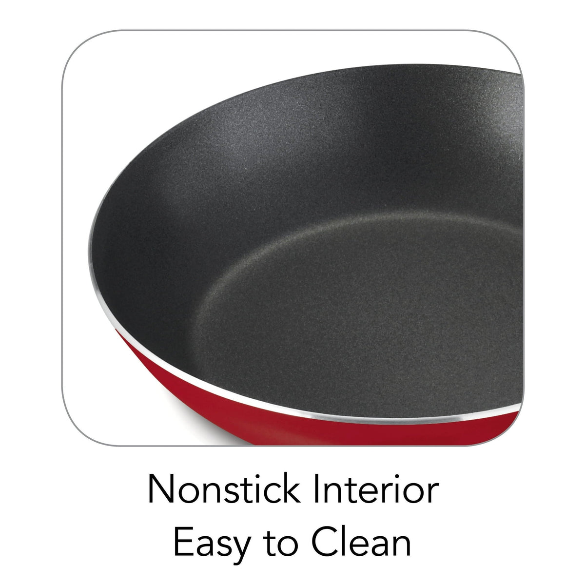 Tramontina Non-Stick Red Cookware Set, 9 Piece