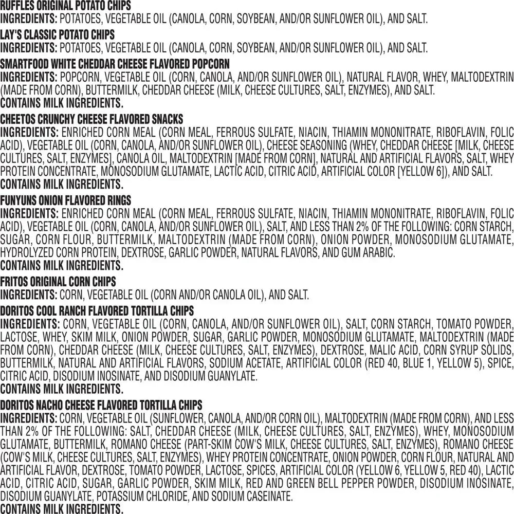 Classic Snack Mix Variety Pack Snack Chips, 42 Count Multipack