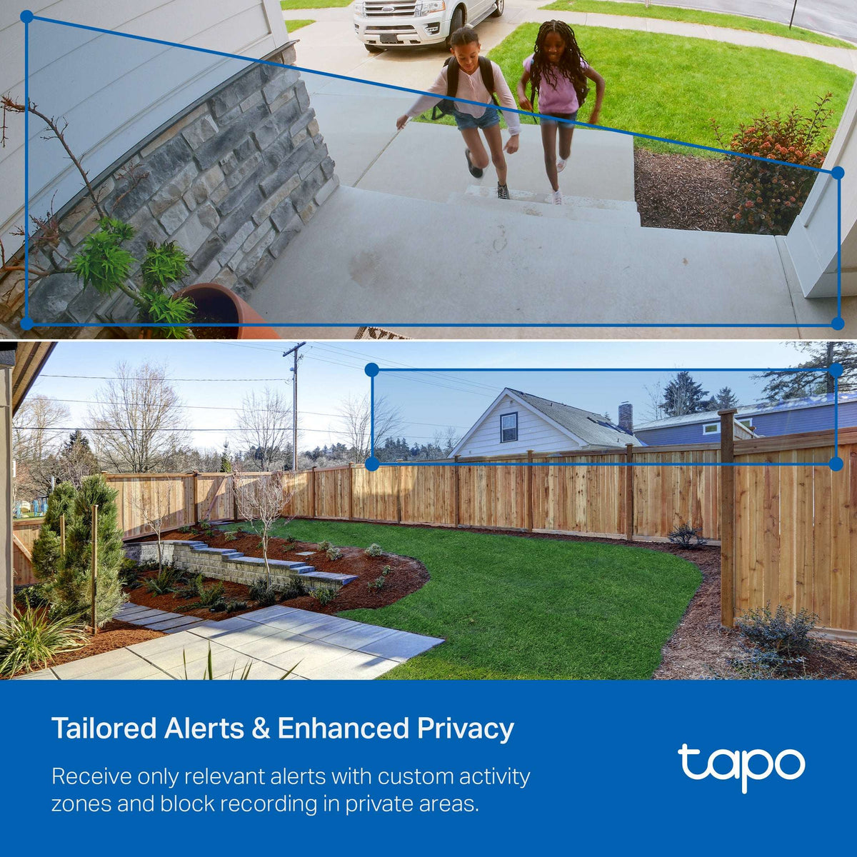 TP-Link Tapo TCW30 Indoor/Outdoor HD Security Camera with Pan/Tilt, Sound & Light Alarm, AI Detection & Local Storage — Enjoy 24/7 Coverage with No Subscription Costs