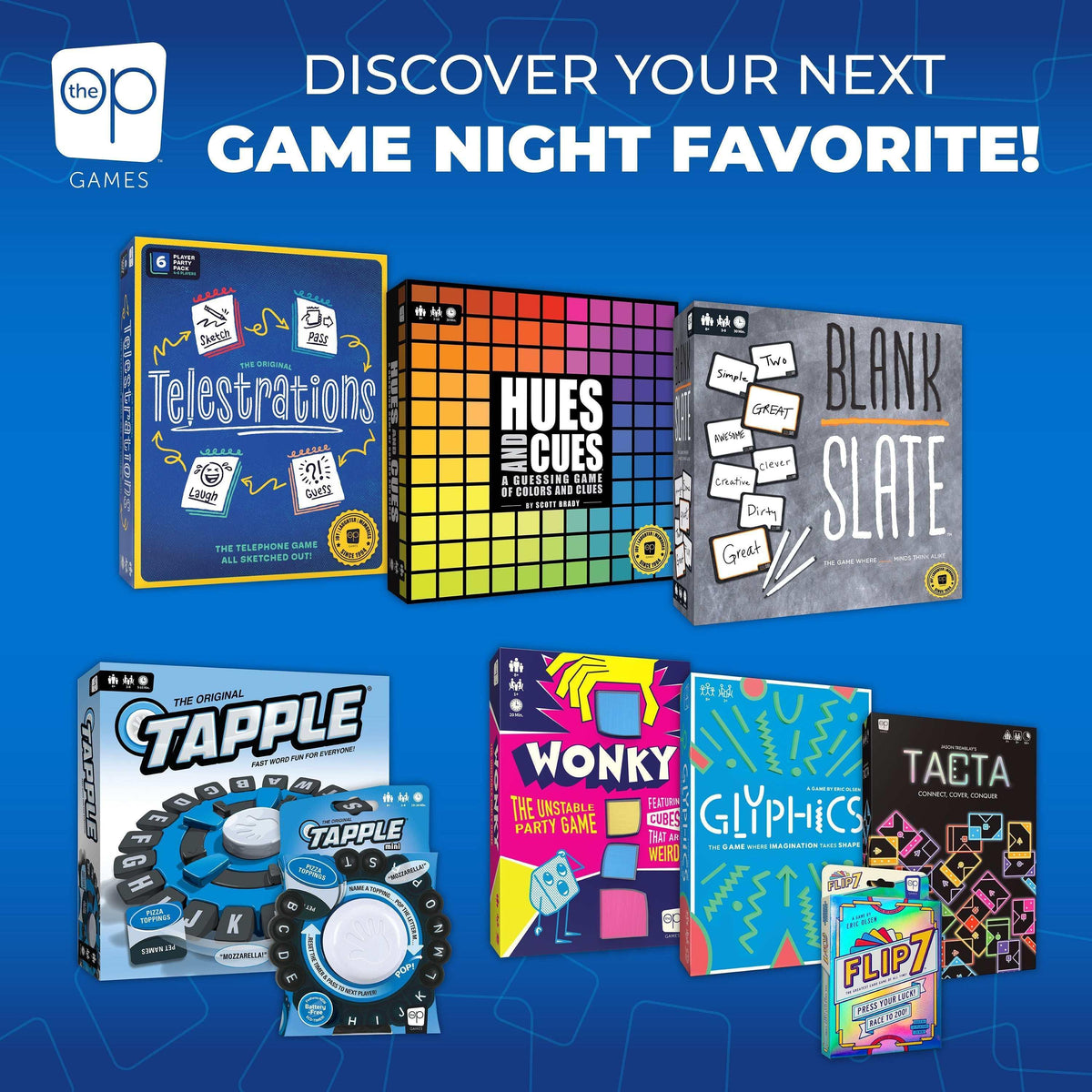 Tapple Word Game by USAopoly, Fast-Paced Family Board Game, 2 - 8 Players Ages 8 and up