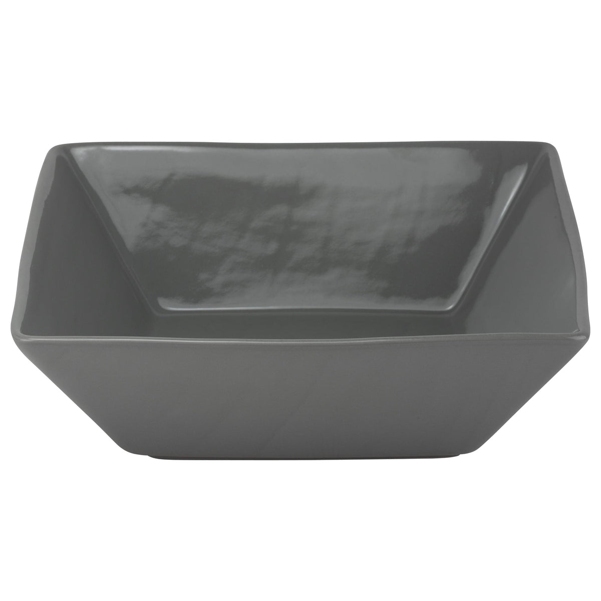 10 Strawberry Street Nova Square 10" Serving Bowls, Gray, Set of 2