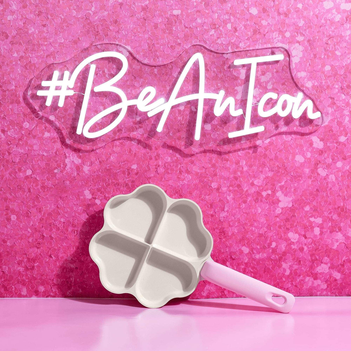 Paris Hilton 8 in Non-Stick Ceramic Heart Shaped Stick Fry Pan