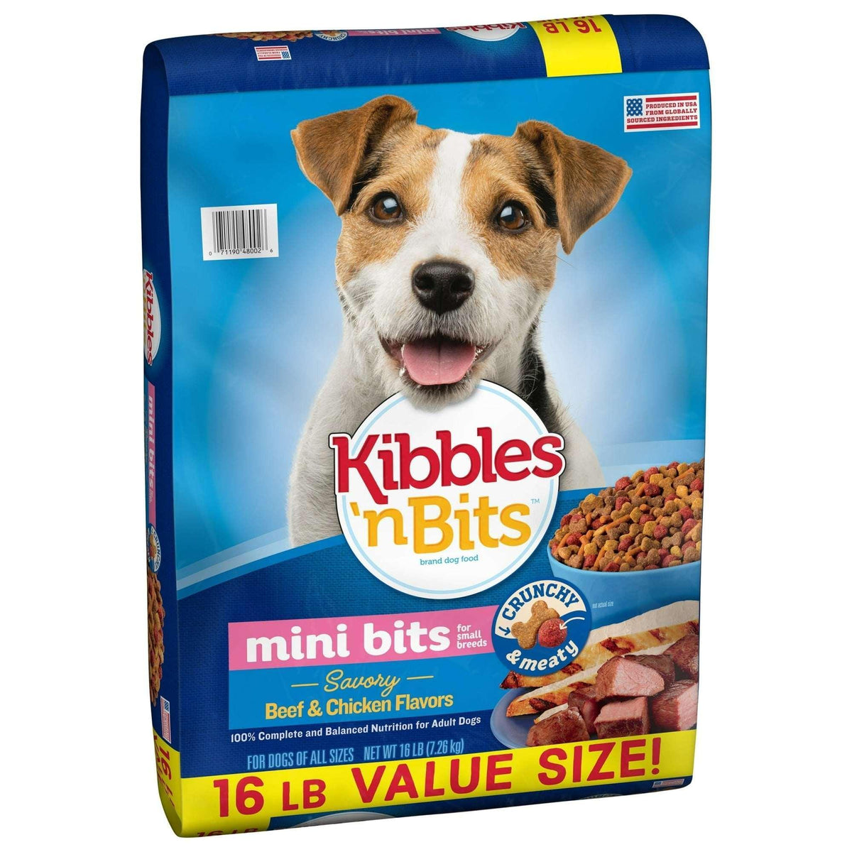 Kibbles ‘n Bits Mini Bits Small Breed Dry Dog Food Savory Beef & Chicken