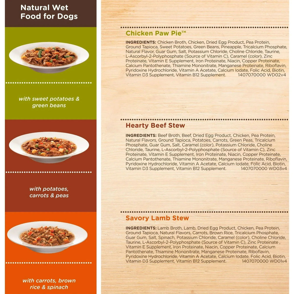 Rachael Ray Nutrish Savory Favorites Variety Pack Wet Dog Food, 8 oz. Tubs, 6 Count
