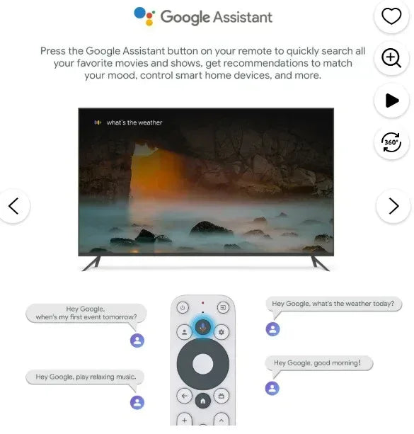 onn 4K Streaming Device, Google TV - Fast Streaming, Ultra HD, 8GB Storage, 2GB RAM
