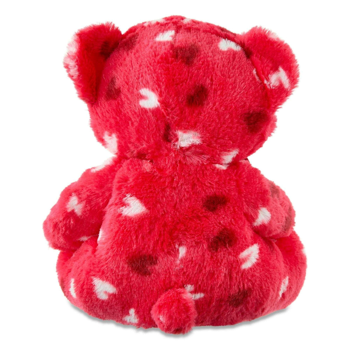 Small Heart Polka Dot Bear Plush, Red, 8", Valentine's Day by Way To Celebrate