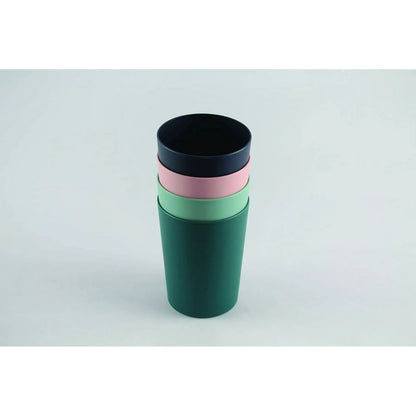 (10 pack) Mainstays - Dark Blue Round Plastic Tumbler, 18-Ounce