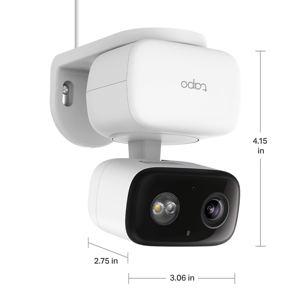 TP-Link Tapo TCW30 Indoor/Outdoor HD Security Camera with Pan/Tilt, Sound & Light Alarm, AI Detection & Local Storage — Enjoy 24/7 Coverage with No Subscription Costs