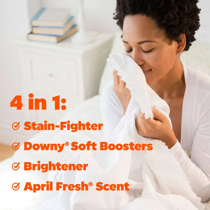 Tide Power PODS with Downy Soft Boosters Laundry Detergent Pacs, April Fresh Scent, 9 Count