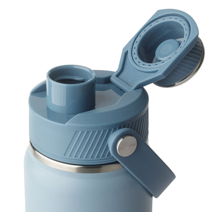Ozark Trail 24 oz Stainless Steel Insulated Chug Water Bottle, Light Blue