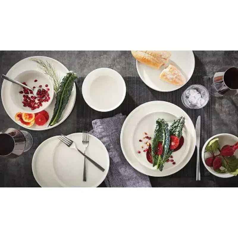 Member’s Mark 24-Piece Modern Stoneware Dinnerware Set, Assorted Colors