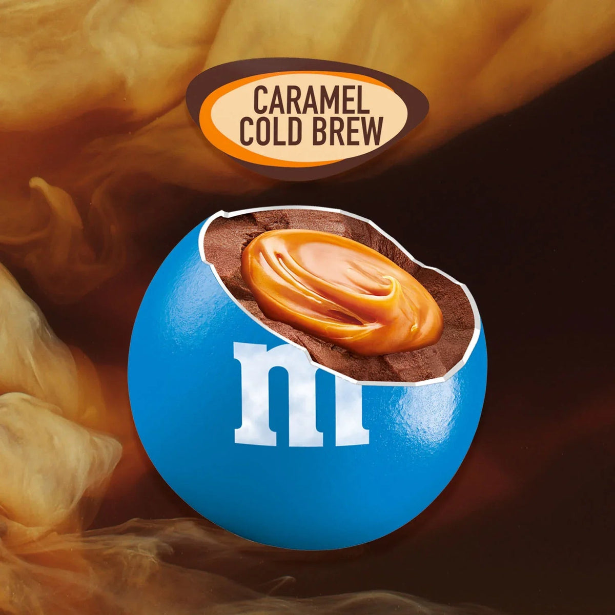 M&M's Caramel Cold Brew Milk Chocolate Candy - 1.41 oz Pack