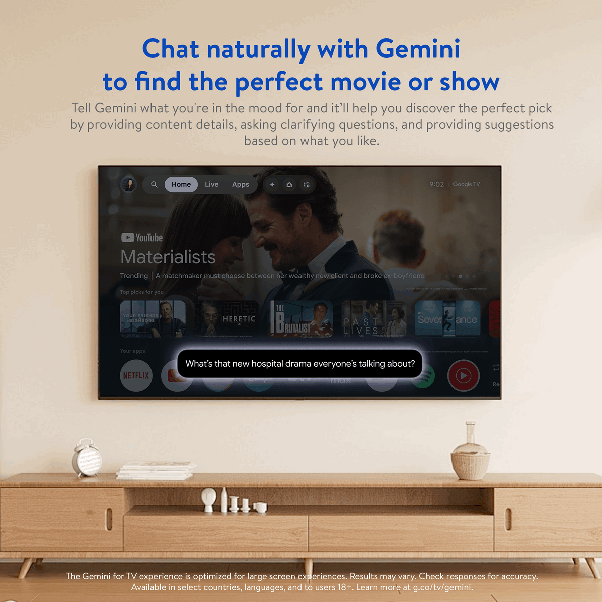 onn 4K Pro Streaming Device, Google TV with Gemini (NEW 2026 Model) - Ultra-fast Streaming, Stunning 4K UHD, 32GB Storage, 3GB RAM, Dolby Vision & Atmos, Find My Remote with Backlight, Ethernet Port