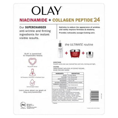 Olay Ultimate Niacinamide + Collagen Peptide 24 Hydrating Moisturizer (1.7 Oz., 2 Pk.)