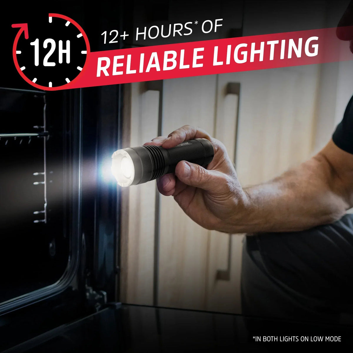 Energizer Flashlight Combo Pack, High Powered 1,000 Lumen Metal Torch Light and Bright 300 Lumen Mini Tactical EDC Flashlight, for Emergency, Camping, Running and Hunting, Batteries Included