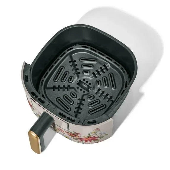 Beautiful 3 Qt Air Fryer with TurboCrisp Technology, EverGood Ceramic Nonstick Coating, Thyme Green by Drew Barrymore