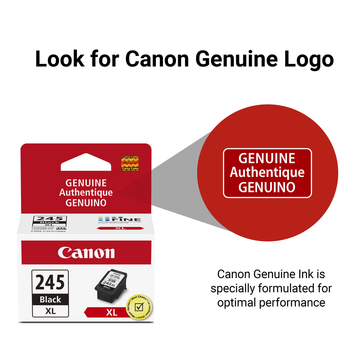 Canon PG-245 XL High Yield Black Ink Cartridge