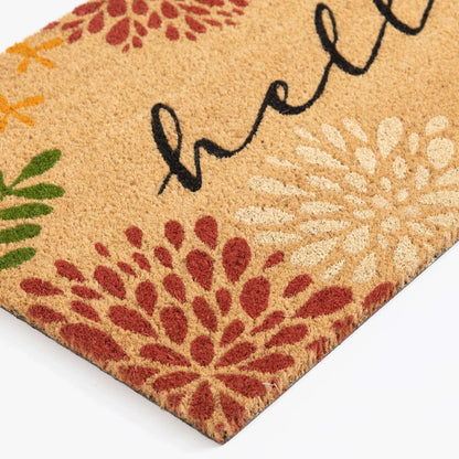 Mainstays 18X30 Hello Bloom Outdoor Coir Mat